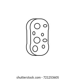 sponge icon on white background.