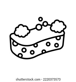 Icono de Esponge. inicio de sesión para concepto móvil y diseño web. ilustración vectorial