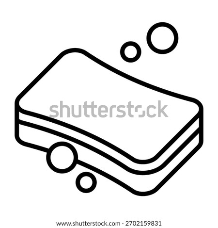 Sponge Icon Template – Cleaning Tool Vector Illustration