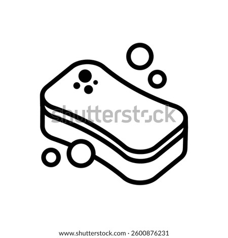 sponge icon vector design template simple and clean