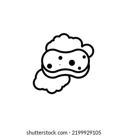 sponge icon vector design templates 