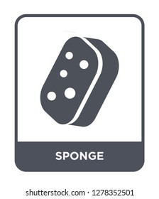 sponge icon vector on white background, sponge trendy filled icons from Beauty collection, sponge vector illustration