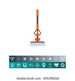 Sponge mop vector icon