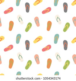 Sponge sandals / rubber slippers
 / rubber shoes background seamless