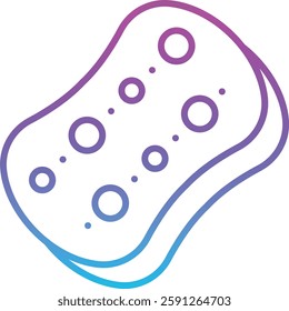 Sponge vector icon. Can be used for printing, mobile and web applications.