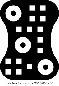 Design-Illustration für Schwamm-Vektorsymbol