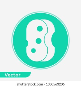 Sponge vector icon sign symbol