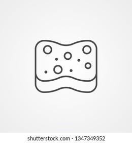 Sponge vector icon sign symbol