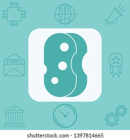 Sponge vector icon sign symbol