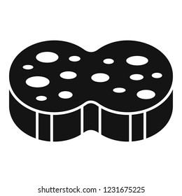 Sponge wash icon. Simple illustration of sponge wash vector icon for web design isolated on white background