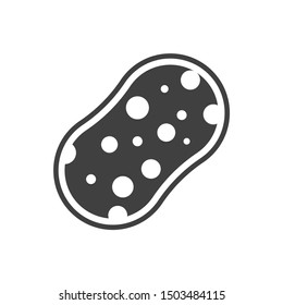 Sponge for washing icon. Vector on a white background.