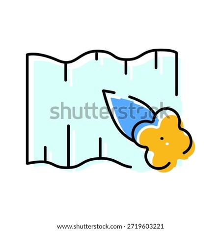 Sponge wiping a surface with soapy suds and foam, symbolizing household cleaning, hygiene and tidy home maintenance for chores, disinfecting, stain removal and everyday routine tasks