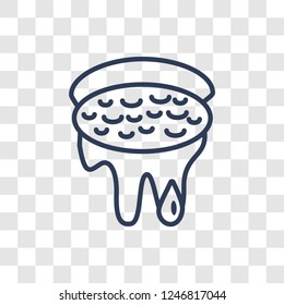 Sponges icon. Trendy linear Sponges logo concept on transparent background from cleaning collection