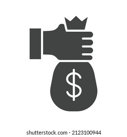 Imagen vectorial de icono del patrocinador. También se puede usar para Fitness físico. Adecuado para aplicaciones móviles, aplicaciones web y medios impresos.