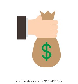 Imagen vectorial de icono del patrocinador. También se puede usar para donaciones. Adecuado para aplicaciones móviles, aplicaciones web y medios impresos.
