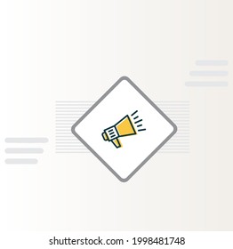 Sponsored Products campaign icon vector design