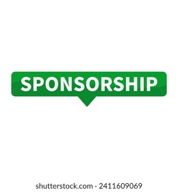 Patrocinio Forma de Rectángulo Verde Para Signos De Información Promoción Comercial Marketing Social Media
