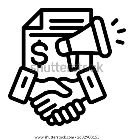 Sponsorship Icon Element For Design