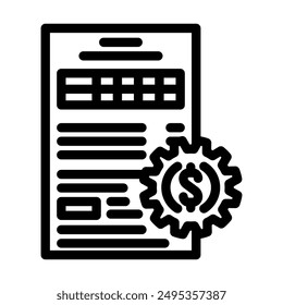 sponsorship management business process line icon vector. sponsorship management business process sign. isolated contour symbol black illustration