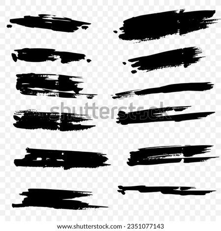 spontaneous and abstract lines, black ink