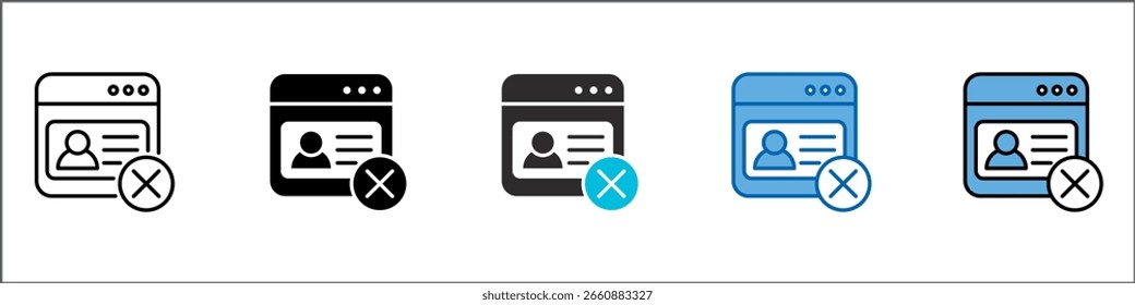 Spoofing-Symbolpaket - Multistyle-Illustration