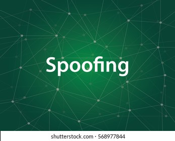 Spoofing is a technique to get unauthorized access to a computer or data by pretending to be authorized host, usually done by hacker or cracker