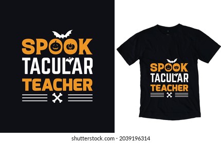 Spook tacular teacher design template
