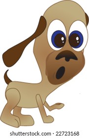 spooked puppy