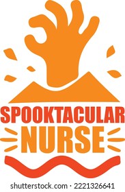 spooktacular nurse vector file svg