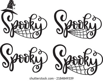 Spooky 1 Halloween Vector File