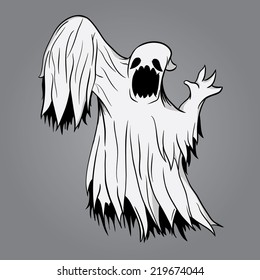 Spooky Angry Ghost