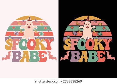 Spooky Babe Svg , Halloween EPS Design