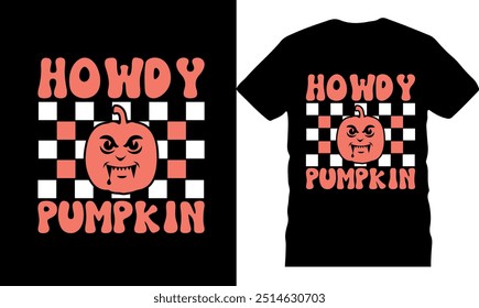 Spooky Babe, Spooky Vibes, Howdy Pumpkin Halloween TShirt design, printable t-shirt, High-quality t-shirt design, Original Vector illustration t-shirt design, Best Halloween t-shirts, Creative design