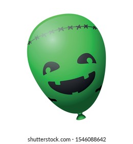 Spooky ballon for halloween. Halloween season - Vector