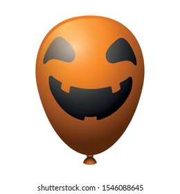 Spooky ballon for halloween. Halloween season - Vector