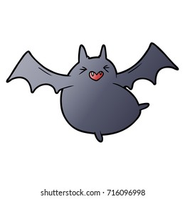 spooky cartoon bat