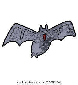 unscharfe Cartoon-Fledermaus