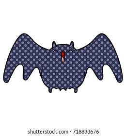 spooky cartoon bat