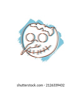 Spooky Christmas element design. Eps 08 format. 