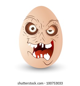 Spooky Egg Vector