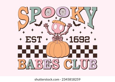 Spooky Est 1692 Babes Club