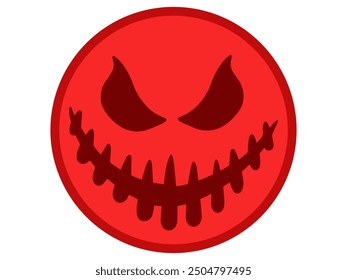 Spooky Face Halloween Day Illustration