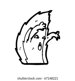spooky fire cartoon