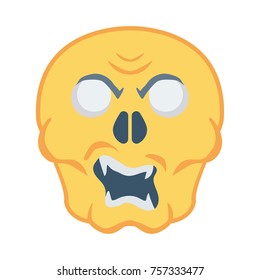 spooky flat icon