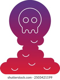 Spooky Fog Icon and Illustration for Halloween and Haunted-Themed Designs