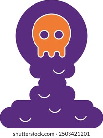 Spooky Fog Icon and Illustration for Halloween and Haunted-Themed Designs