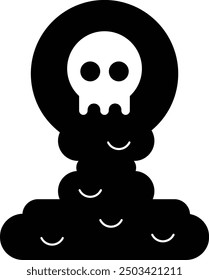 Spooky Fog Icon and Illustration for Halloween and Haunted-Themed Designs
