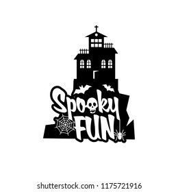Spooky fun with typography design vector 