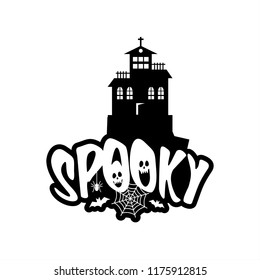Spooky fun with typography design vector 