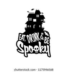 Spooky fun with typography design vector 